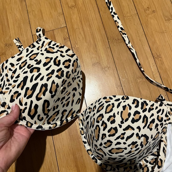 Leopard print bikini top - Picture 4 of 5
